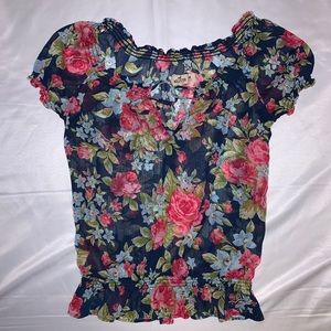Hollister Floral Top